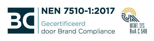 NEN 7510-1:2017, Gecertificeerd door Brand Compliance